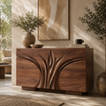 Soren Rounded Wood Console Table - Design 508 - main view