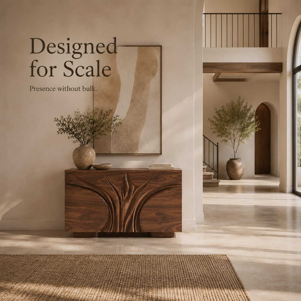 Soren Rounded Wood Console Table - Design 508 - product image 08