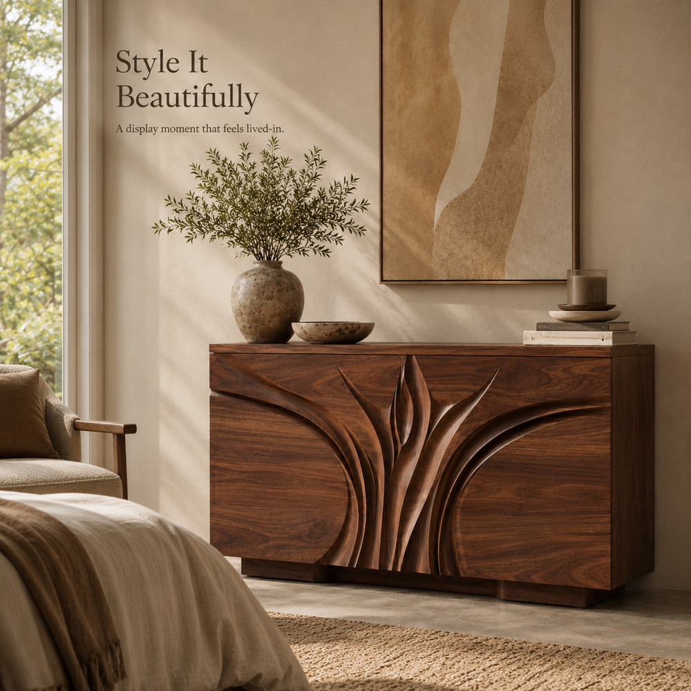 Soren Rounded Wood Console Table - Design 508 - product image 10