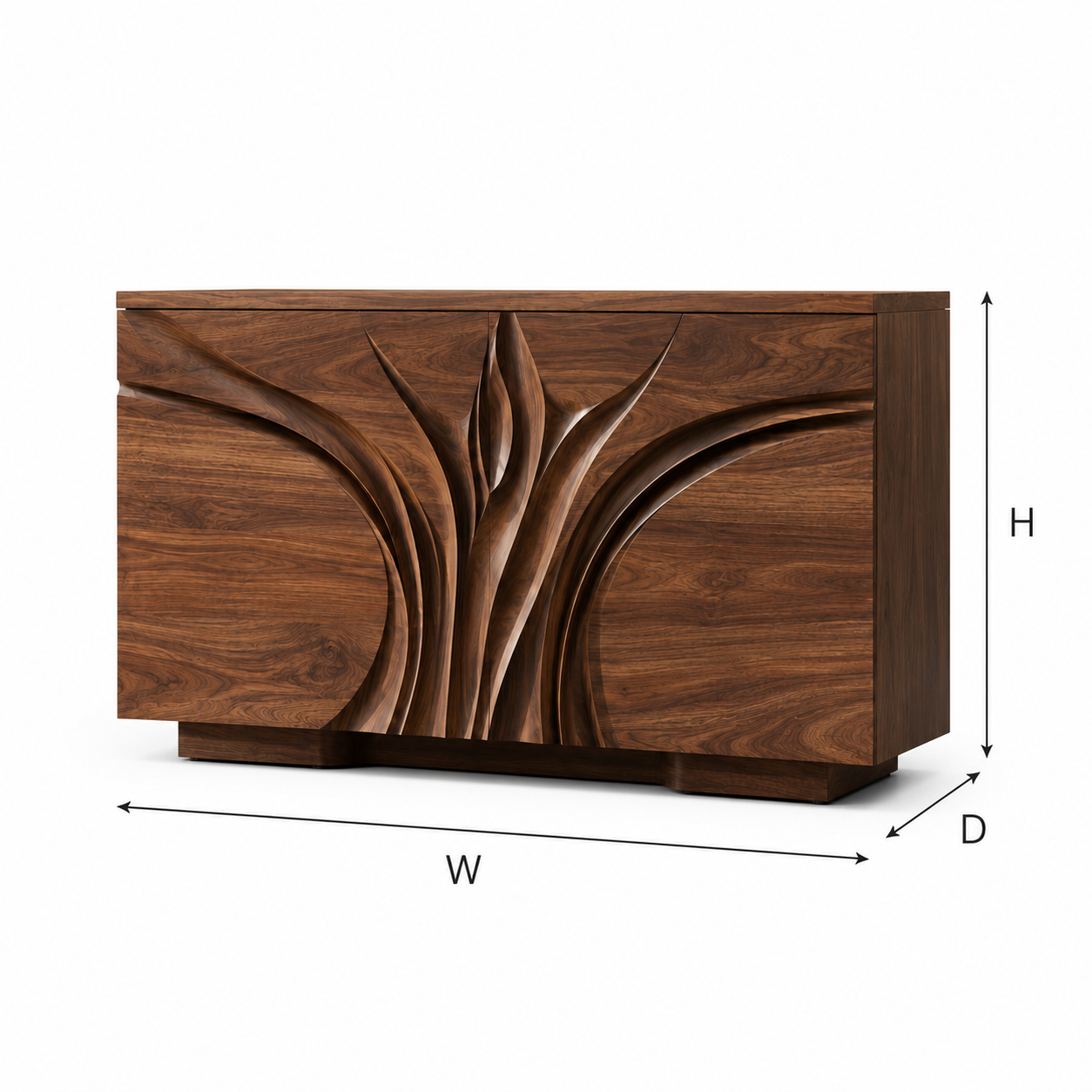 Soren Rounded Wood Console Table - Design 508 - product image 11