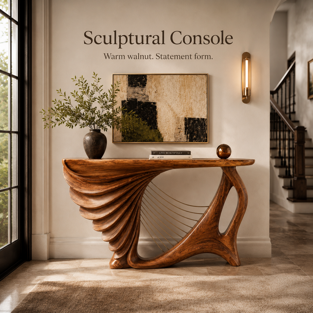Veyra Soft Curve Console Table - Design 510 - product image 02