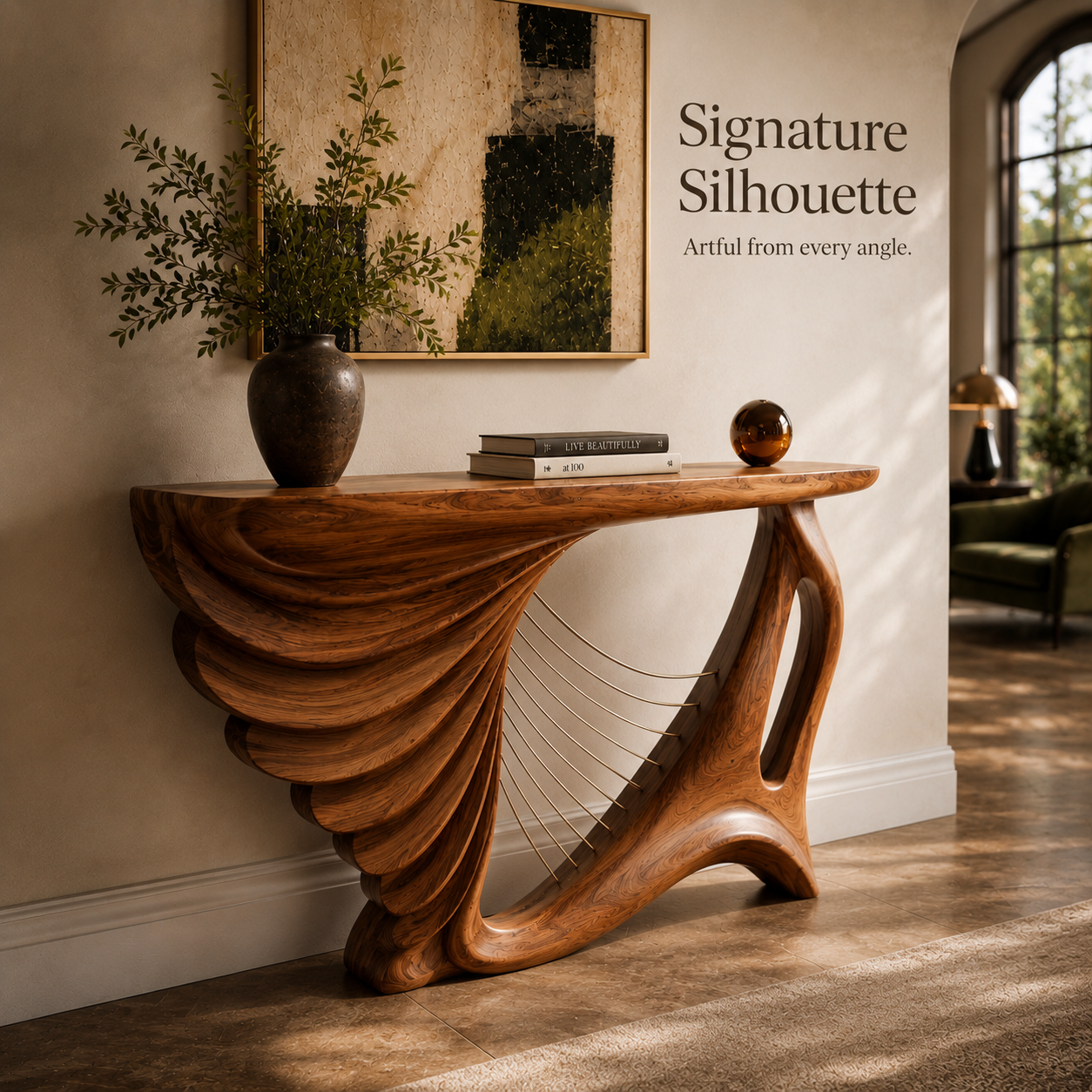 Veyra Soft Curve Console Table - Design 510 - product image 03