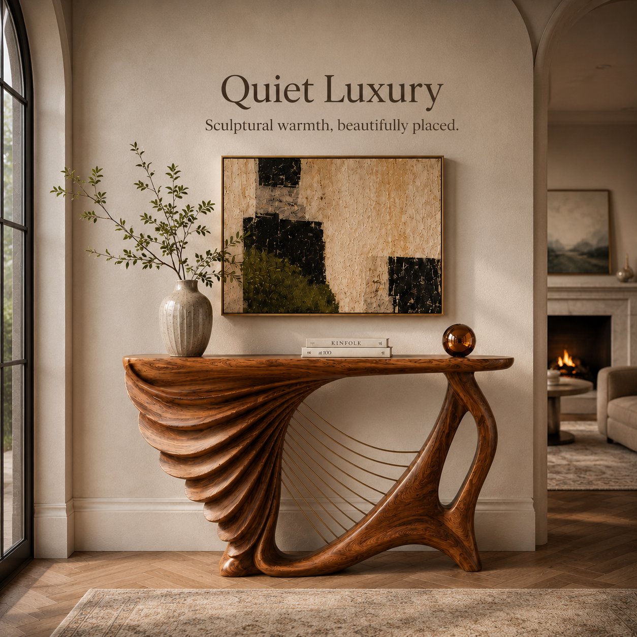 Veyra Soft Curve Console Table - Design 510 - product image 10