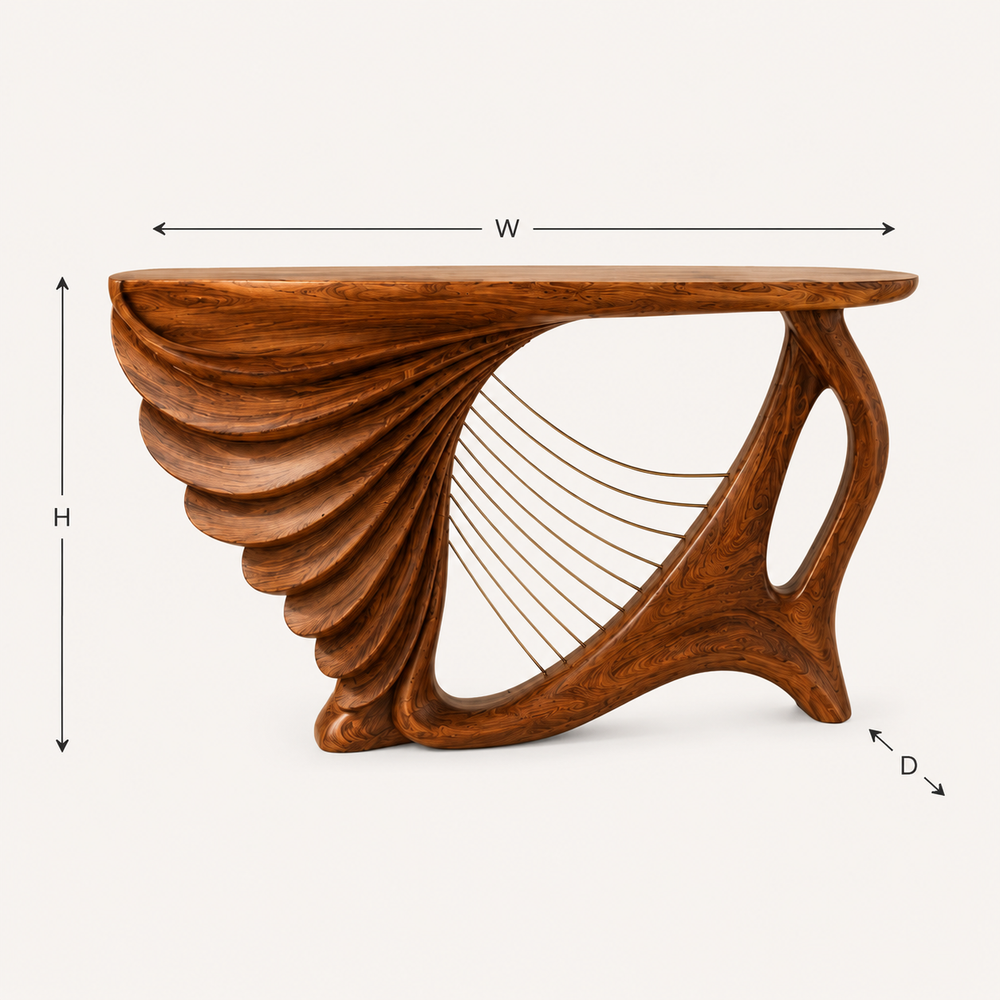 Veyra Soft Curve Console Table - Design 510 - product image 11