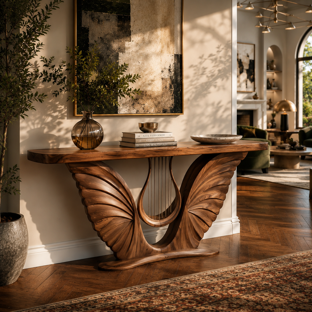 Nolan Arc Entry Console Table - Design 511 - main view