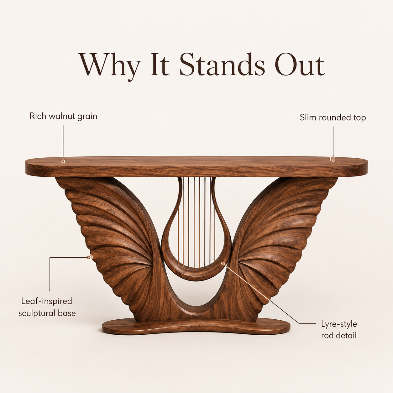 Nolan Arc Entry Console Table - Design 511 - product image 08