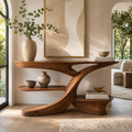 Liora Warm Walnut Console Table - Design 512 - main view