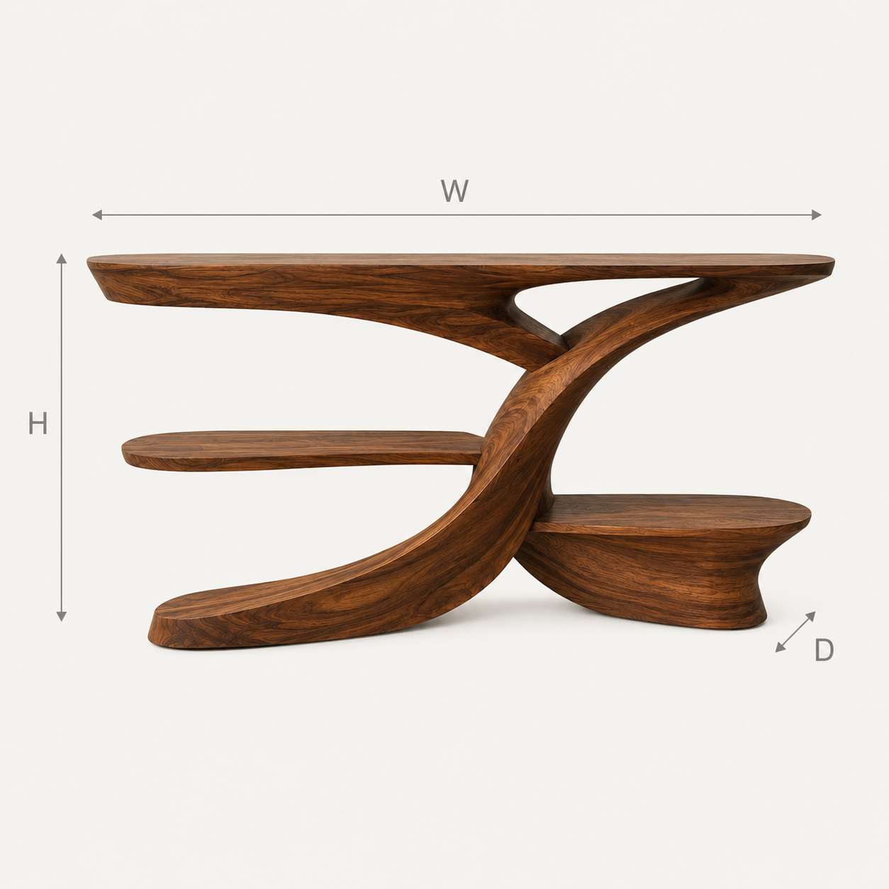 Liora Warm Walnut Console Table - Design 512 - product image 09