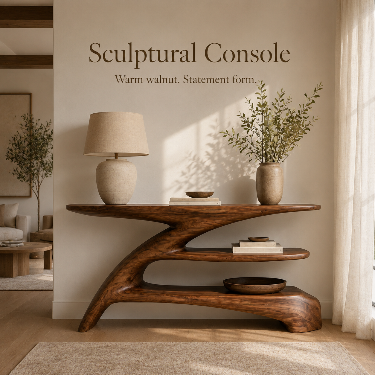 Rowan Hollow Form Console Table - Design 513 - product image 02