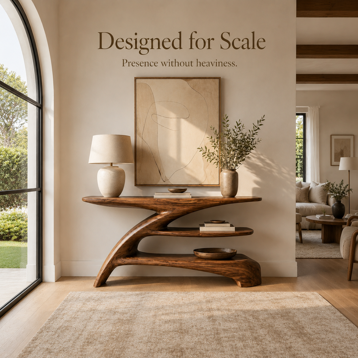 Rowan Hollow Form Console Table - Design 513 - product image 04