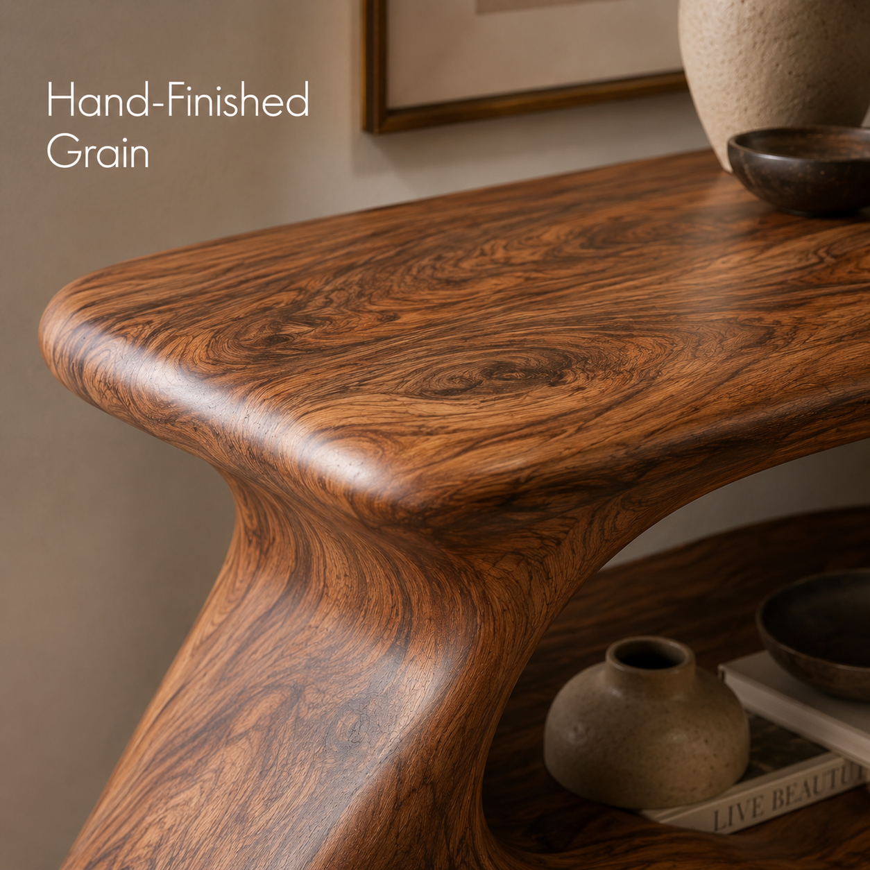 Brielle Sculpted Hall Console Table - Design 514 - product image 05