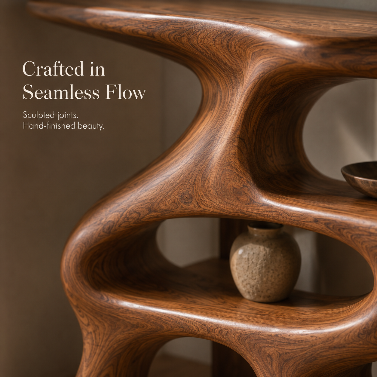 Brielle Sculpted Hall Console Table - Design 514 - product image 06