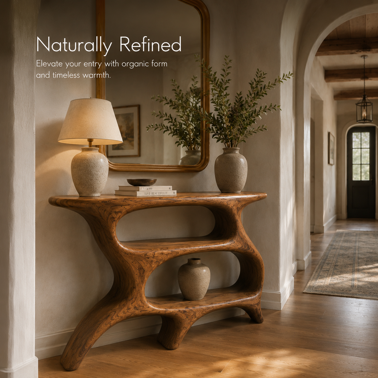 Brielle Sculpted Hall Console Table - Design 514 - product image 08