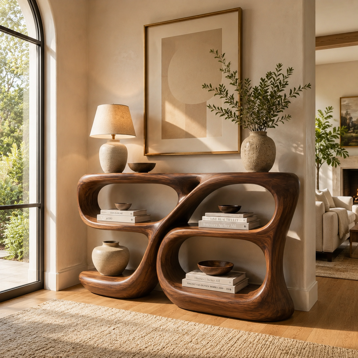 Orin Organic Modern Console Table - Design 515 - main view