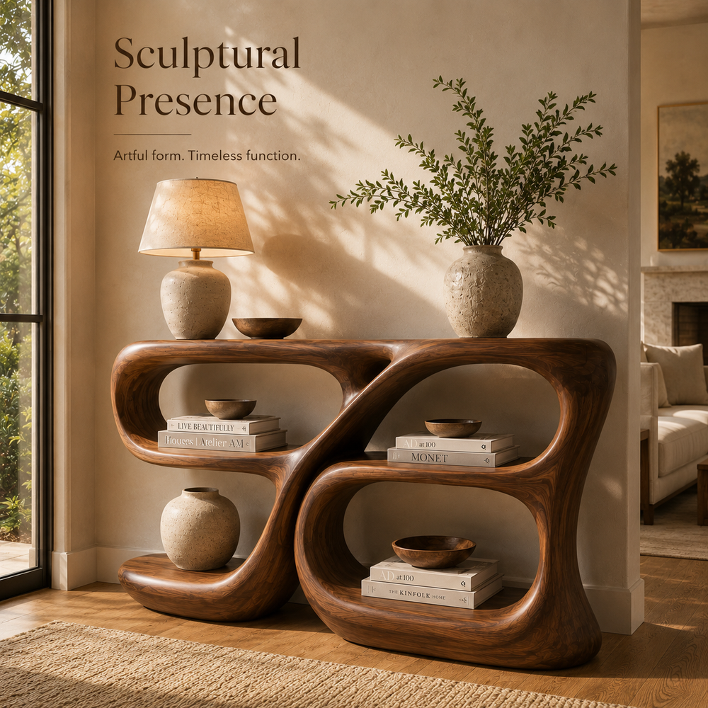 Orin Organic Modern Console Table - Design 515 - product image 02