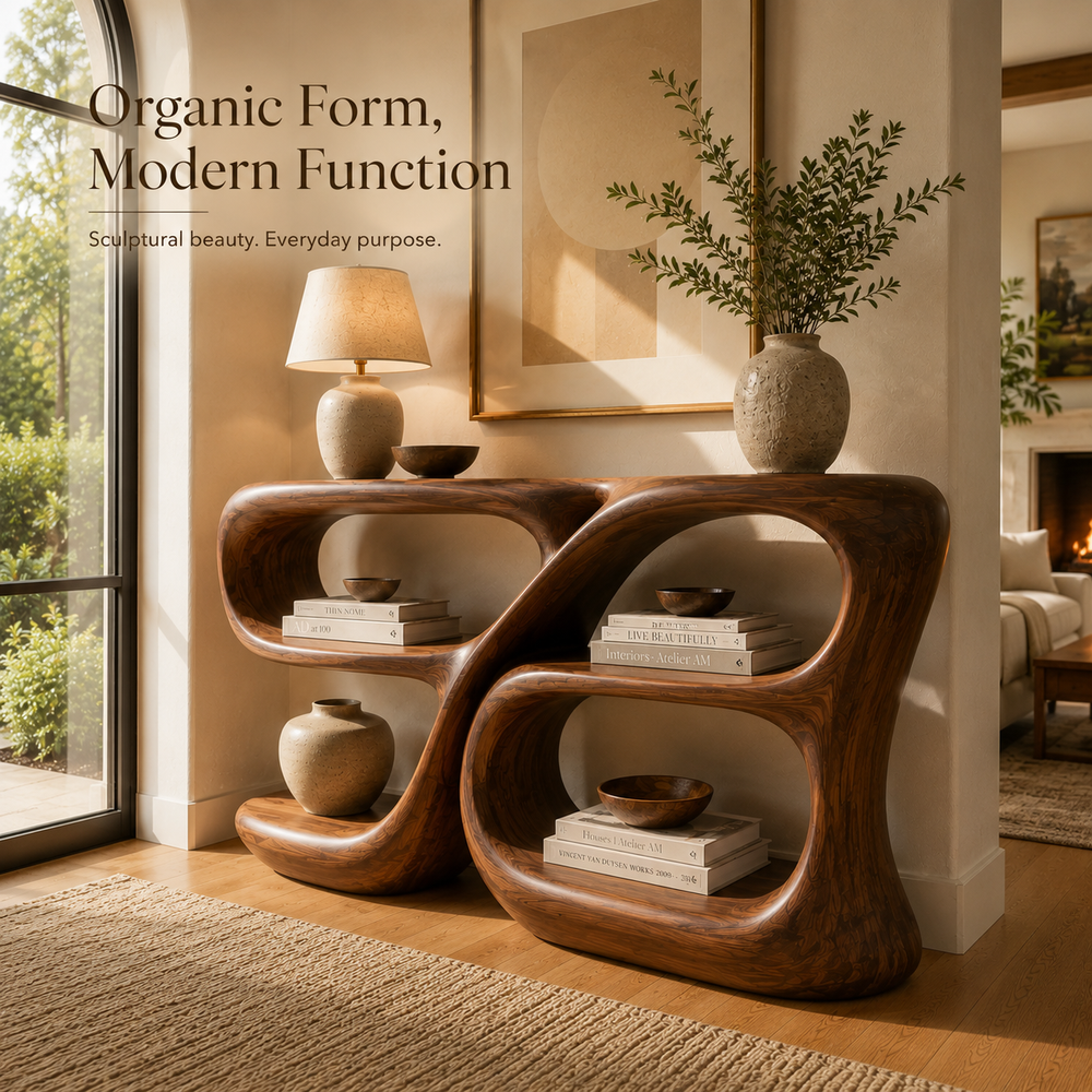 Orin Organic Modern Console Table - Design 515 - product image 03