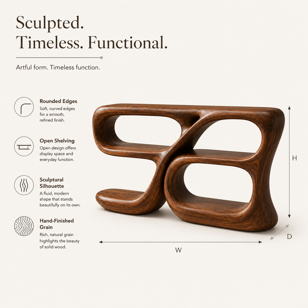 Orin Organic Modern Console Table - Design 515 - product image 07