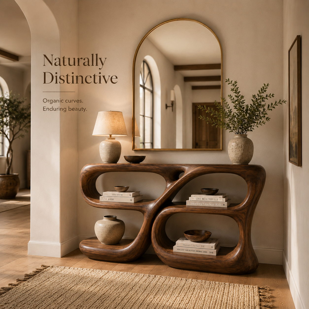 Orin Organic Modern Console Table - Design 515 - product image 09