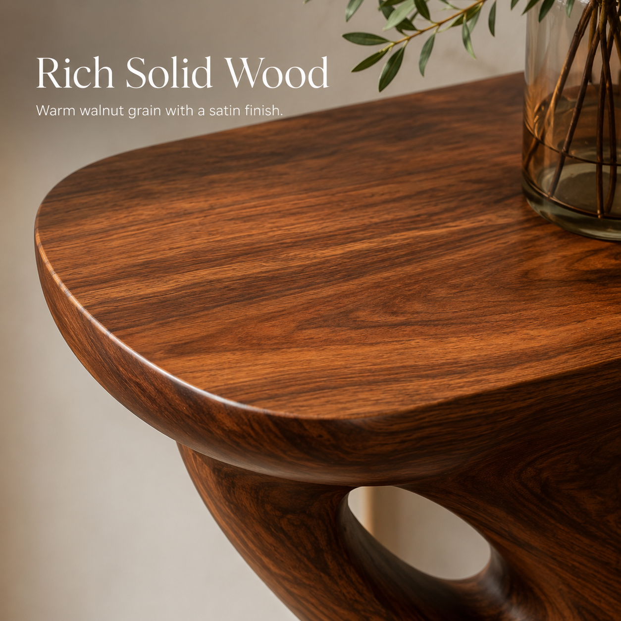 Selene Rounded Foyer Console Table - Design 516 - product image 04