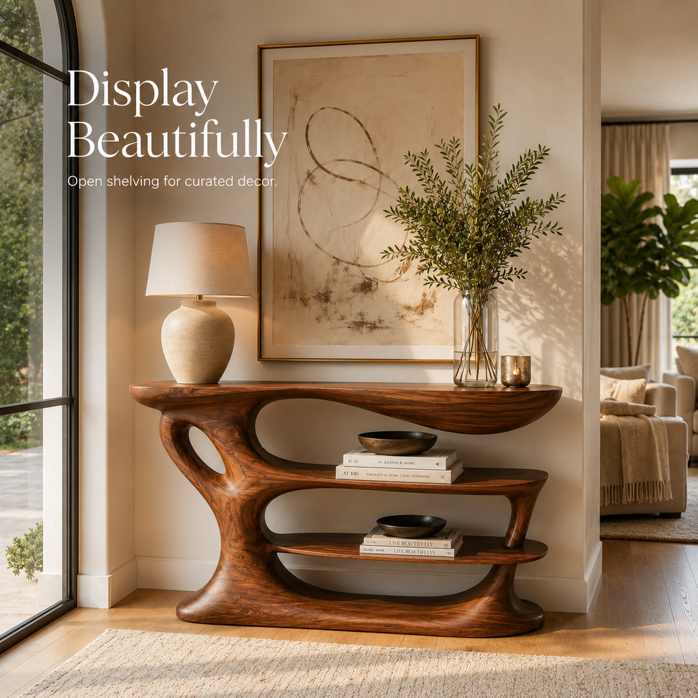 Selene Rounded Foyer Console Table - Design 516 - product image 06