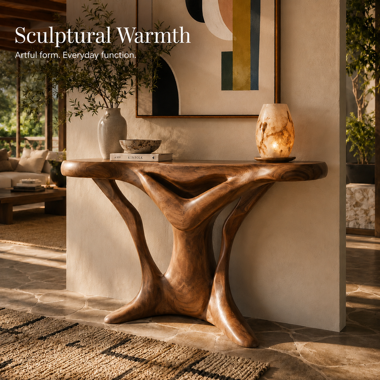 Mira Flow Wood Console Table - Design 518 - product image 02