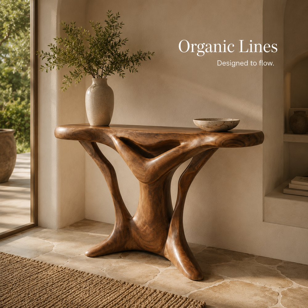 Mira Flow Wood Console Table - Design 518 - product image 03