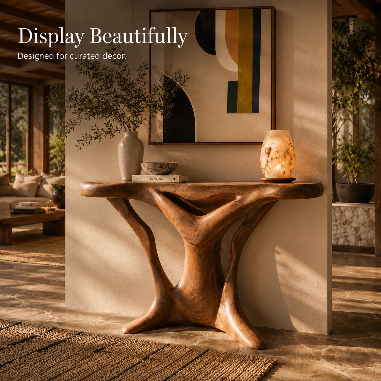 Mira Flow Wood Console Table - Design 518 - product image 07