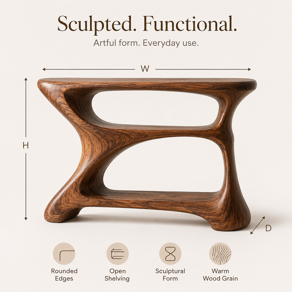 Talia Soft Edge Console Table - Design 519 - product image 03