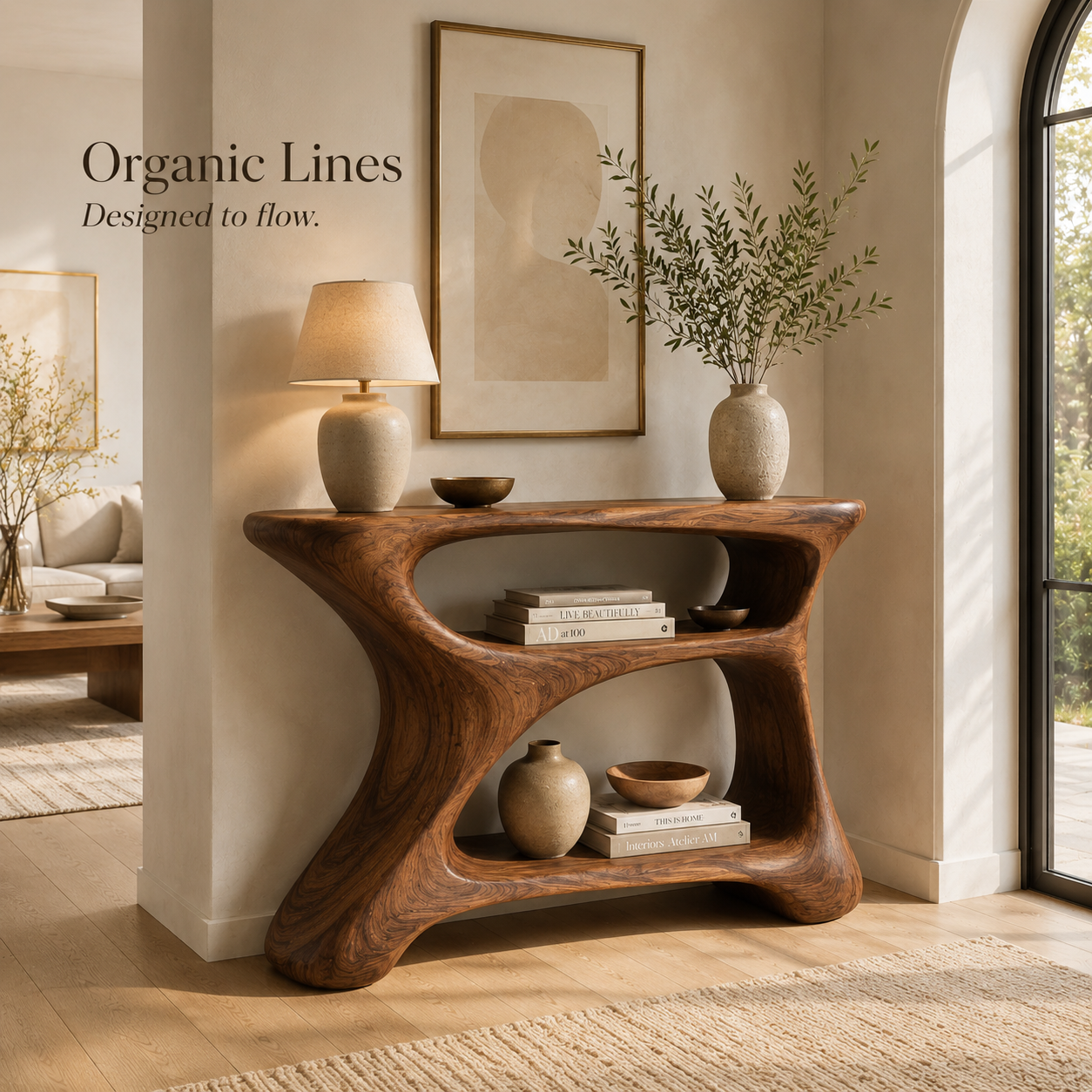 Talia Soft Edge Console Table - Design 519 - product image 05