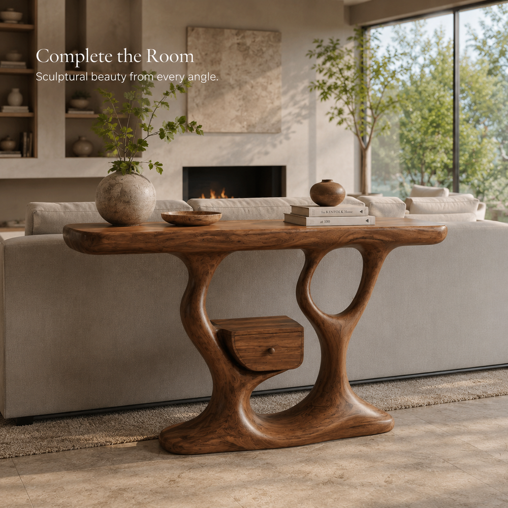 Vale Sculptural Entry Console Table - Design 520 - product image 09