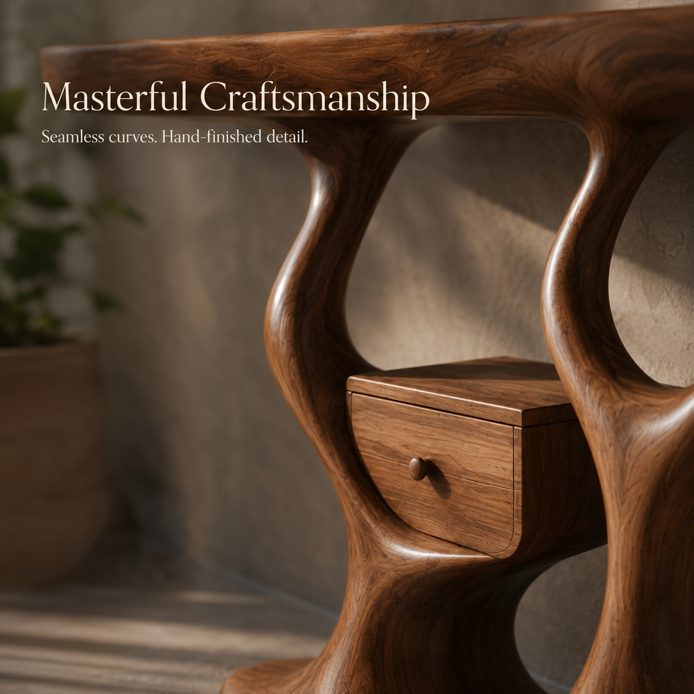 Vale Sculptural Entry Console Table - Design 520 - product image 11