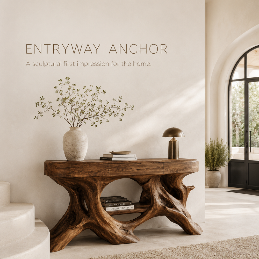 Aurelle Sculptural Console Table - Design 521 - product image 02