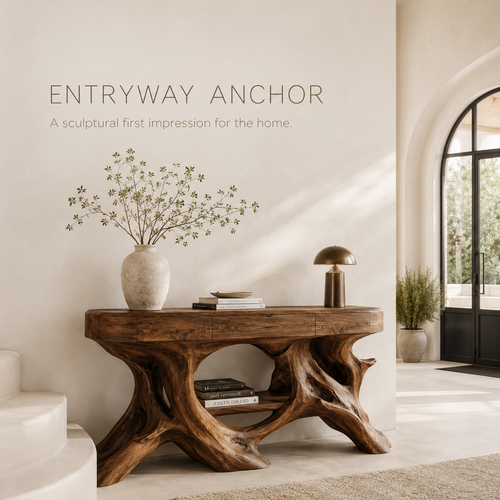 Aurelle Sculptural Console Table - Design 521 - product image 02