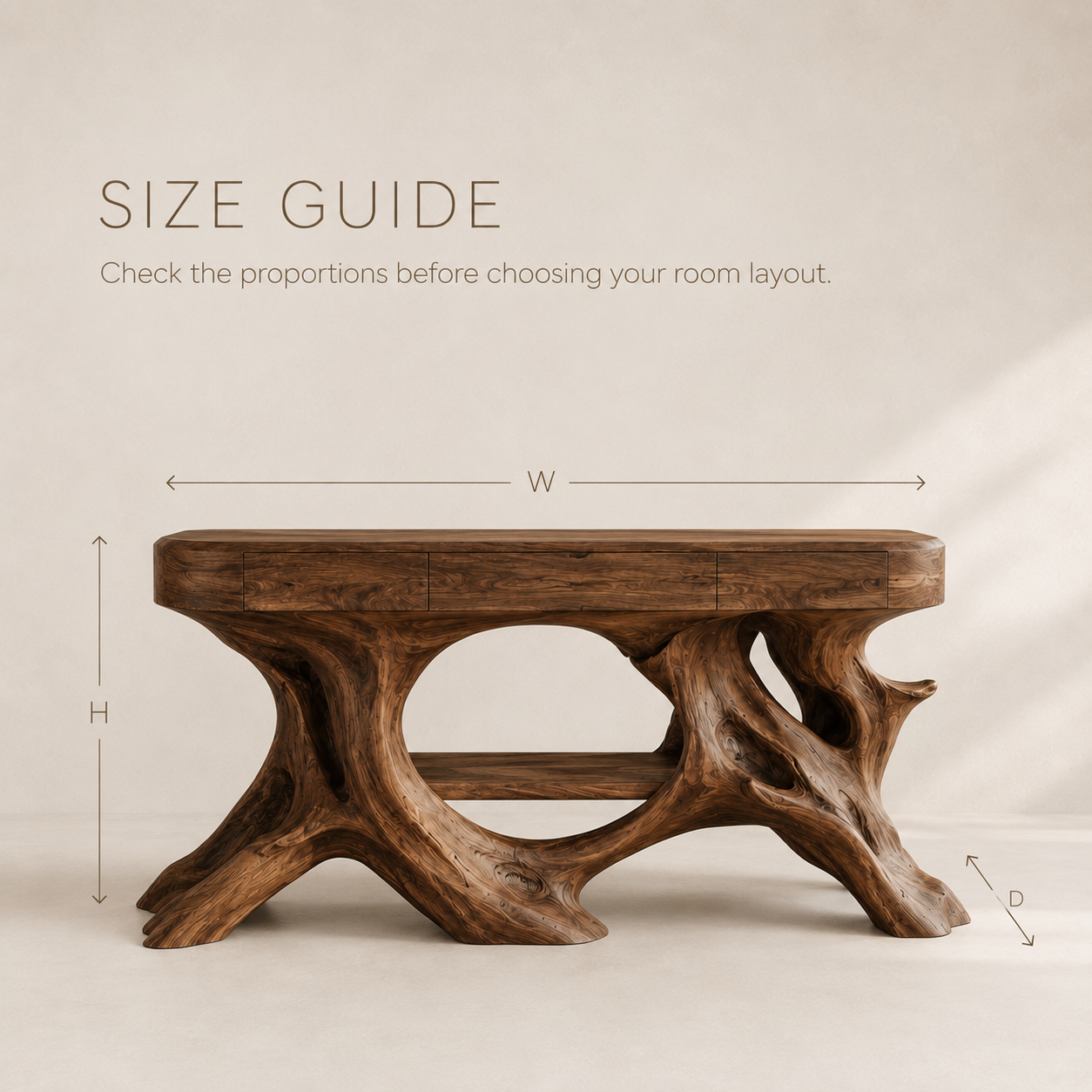 Aurelle Sculptural Console Table - Design 521 - product image 08