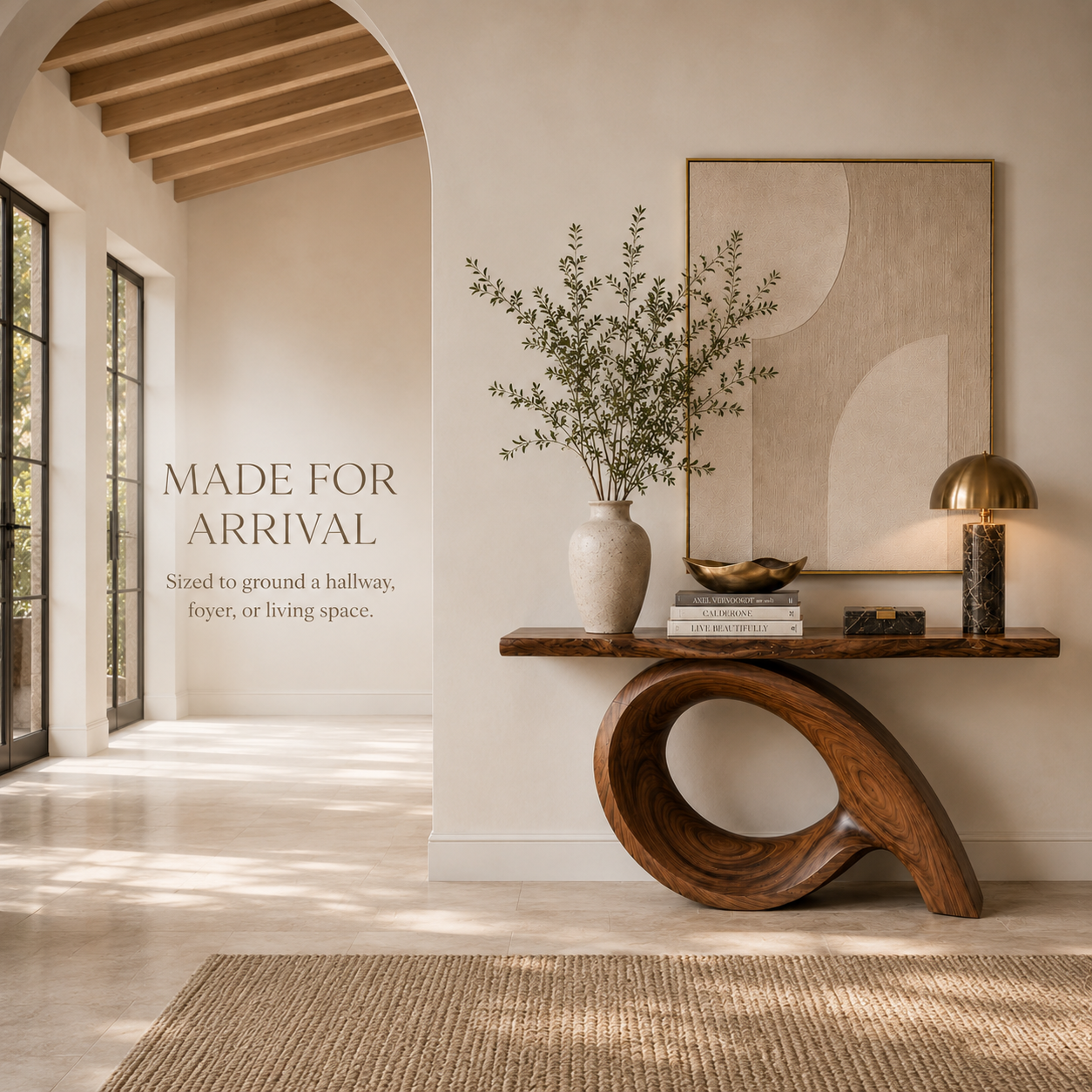 Caldera Organic Hall Console Table - Design 523 - product image 04