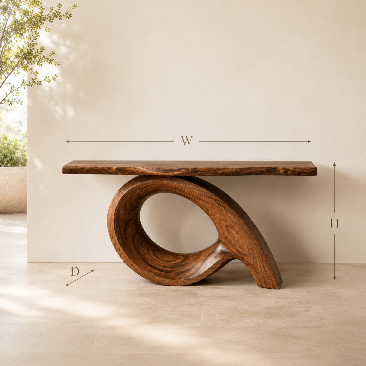 Caldera Organic Hall Console Table - Design 523 - product image 08