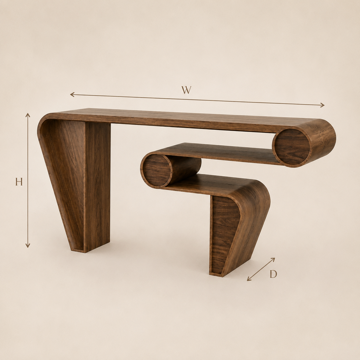 Veyra Soft Curve Console Table - Design 526 - product image 08