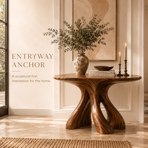 Liora Warm Walnut Console Table - Design 528 - product image 02