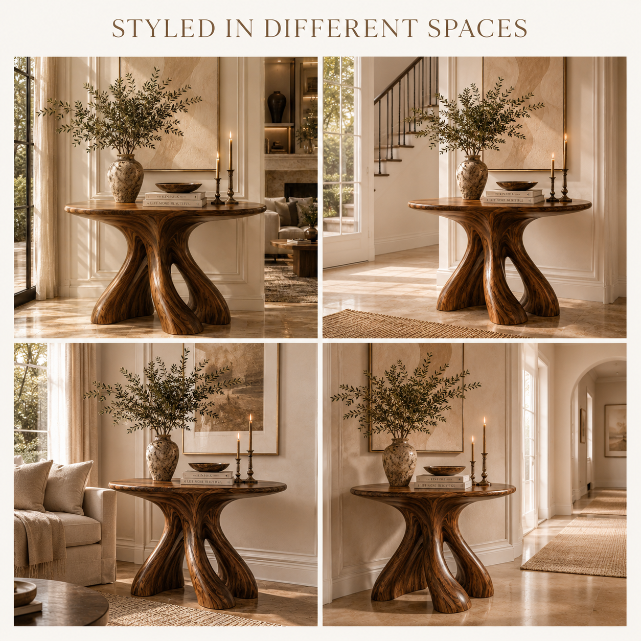 Liora Warm Walnut Console Table - Design 528 - product image 08
