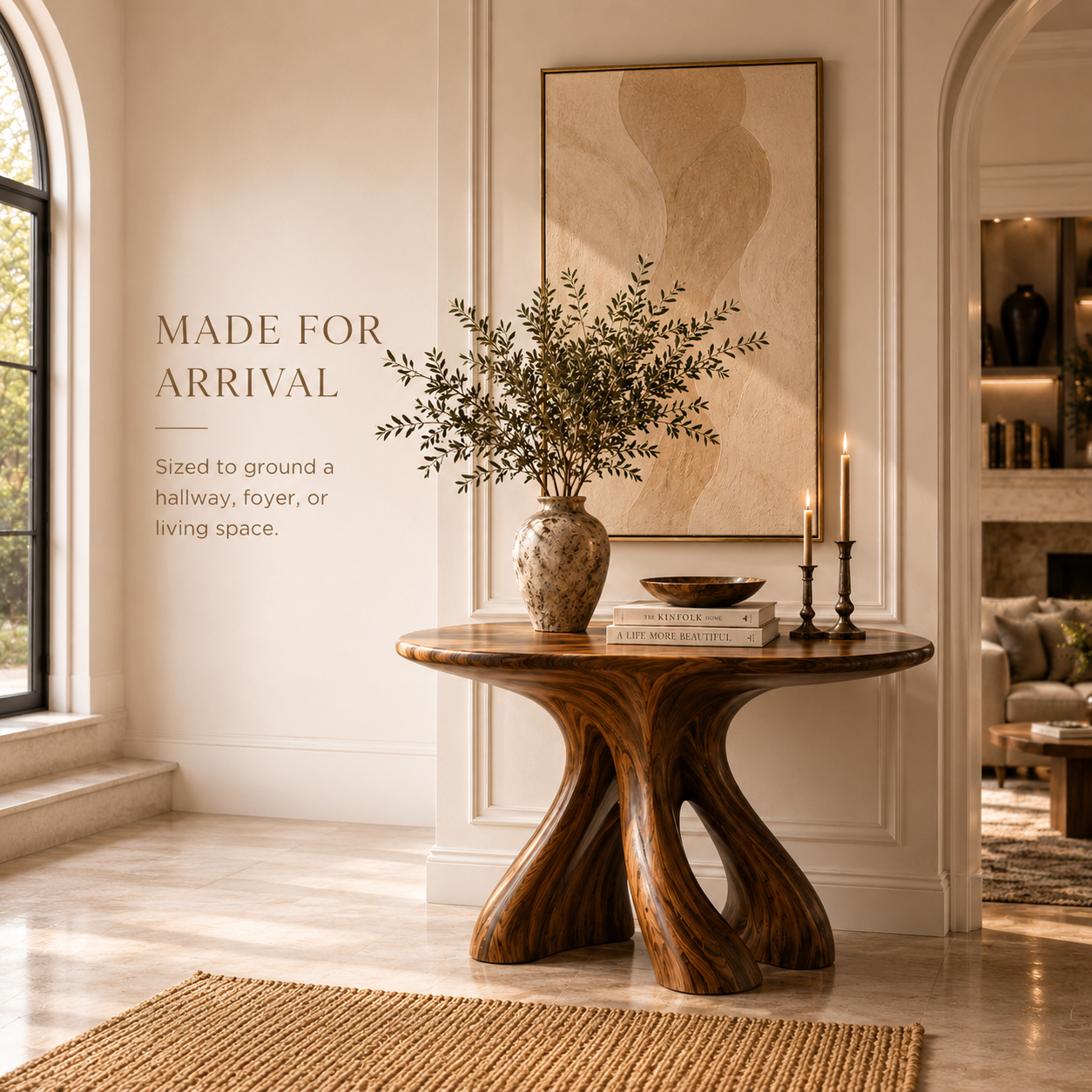 Liora Warm Walnut Console Table - Design 528 - product image 10