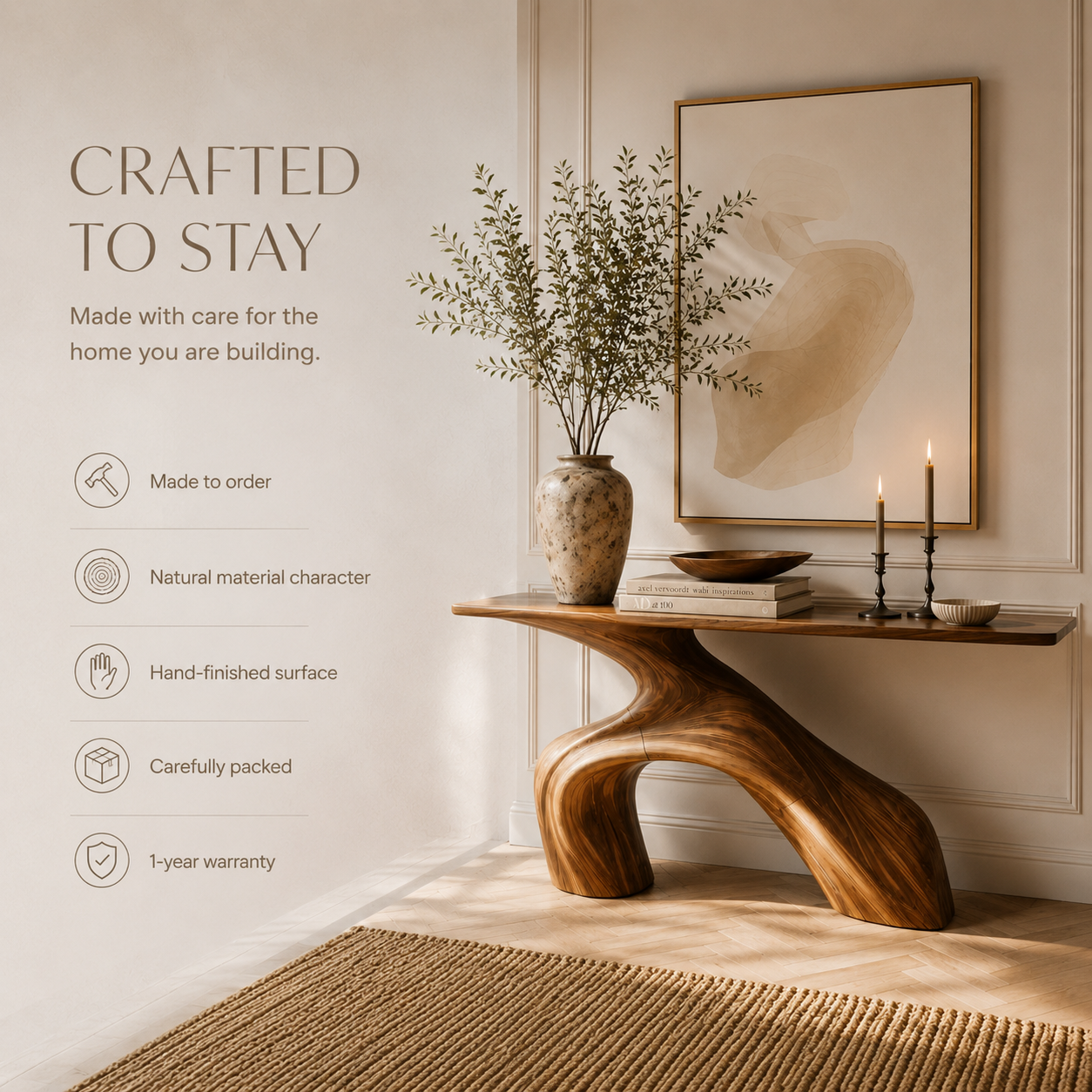 Rowan Hollow Form Console Table - Design 529 - product image 07
