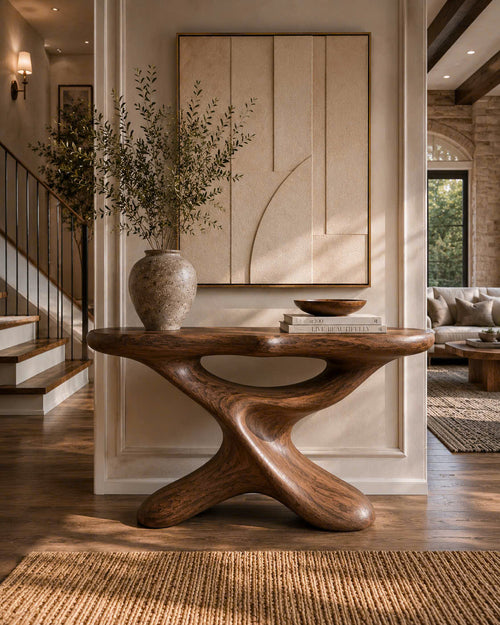 Brielle Sculpted Hall Console Table - Design 530 - main view