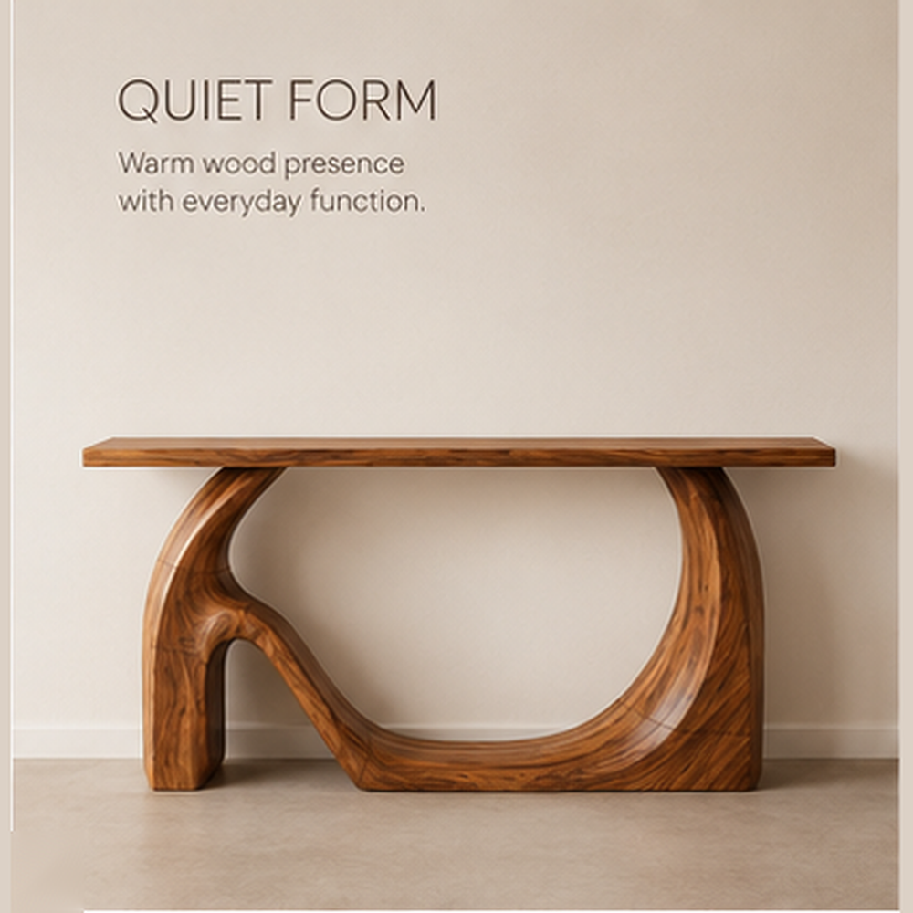Orin Organic Modern Console Table - Design 531 - product image 03