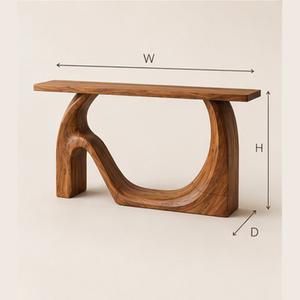 Orin Organic Modern Console Table - Design 531 - product image 08