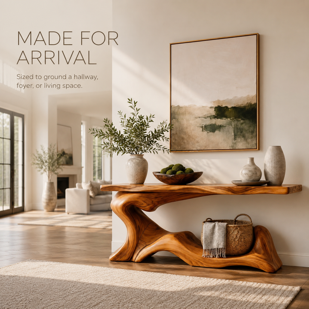 Selene Rounded Foyer Console Table - Design 532 - product image 03