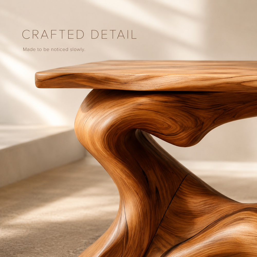 Selene Rounded Foyer Console Table - Design 532 - product image 05
