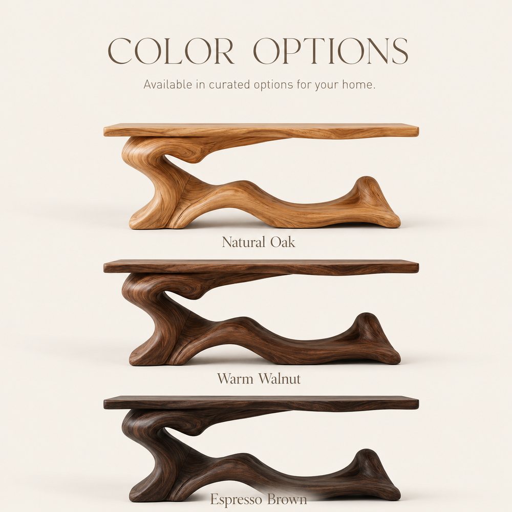 Selene Rounded Foyer Console Table - Design 532 - product image 11