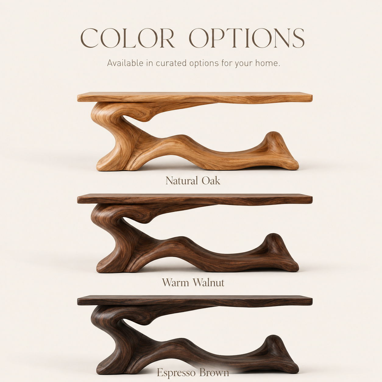 Selene Rounded Foyer Console Table - Design 532 - product image 11