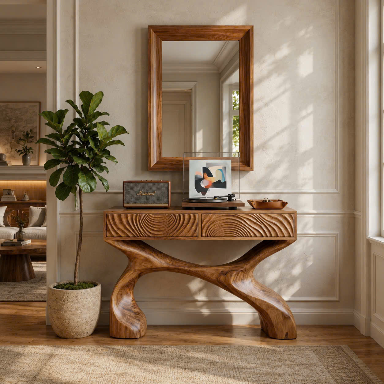 Talia Soft Edge Console Table - Design 535 - main view