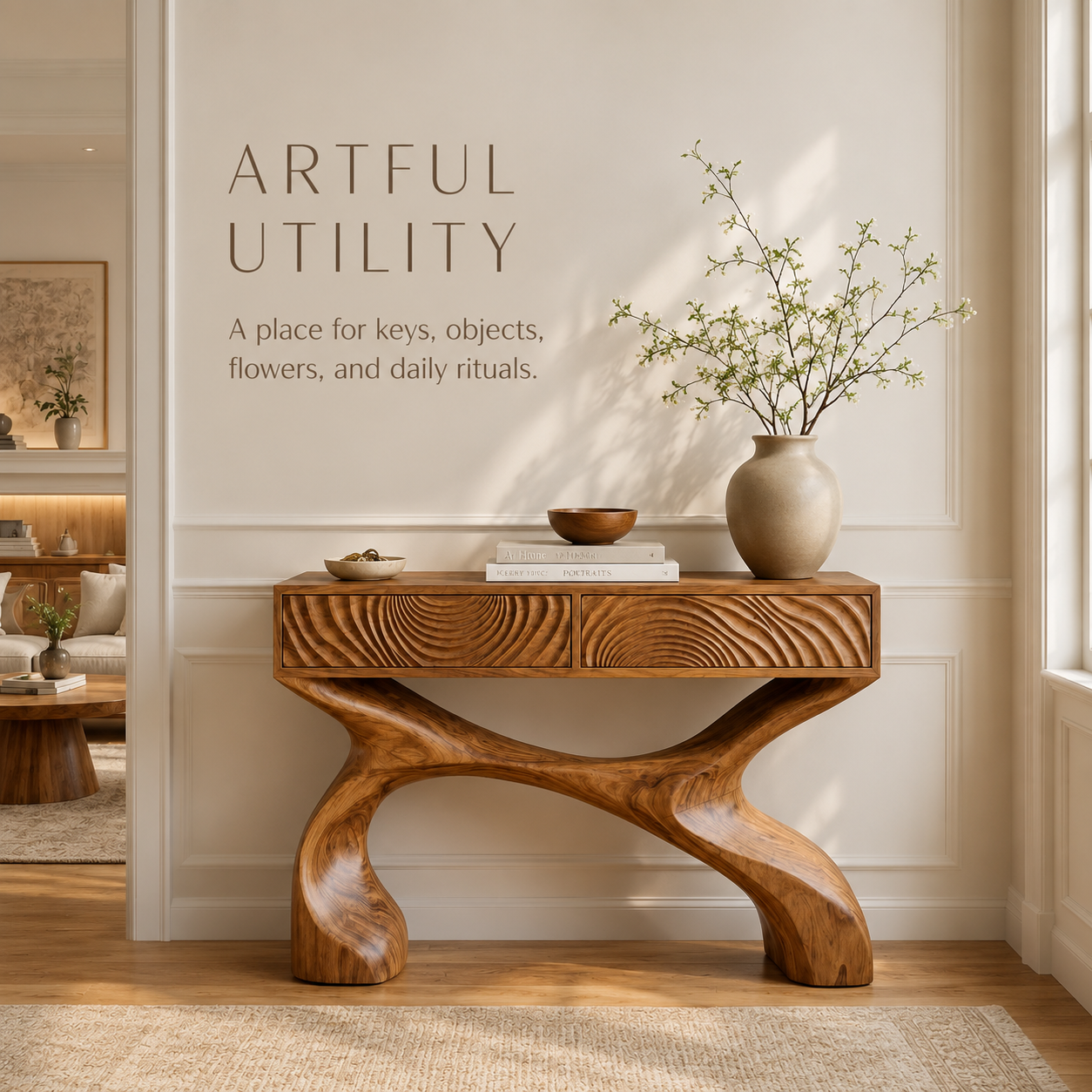 Talia Soft Edge Console Table - Design 535 - product image 06